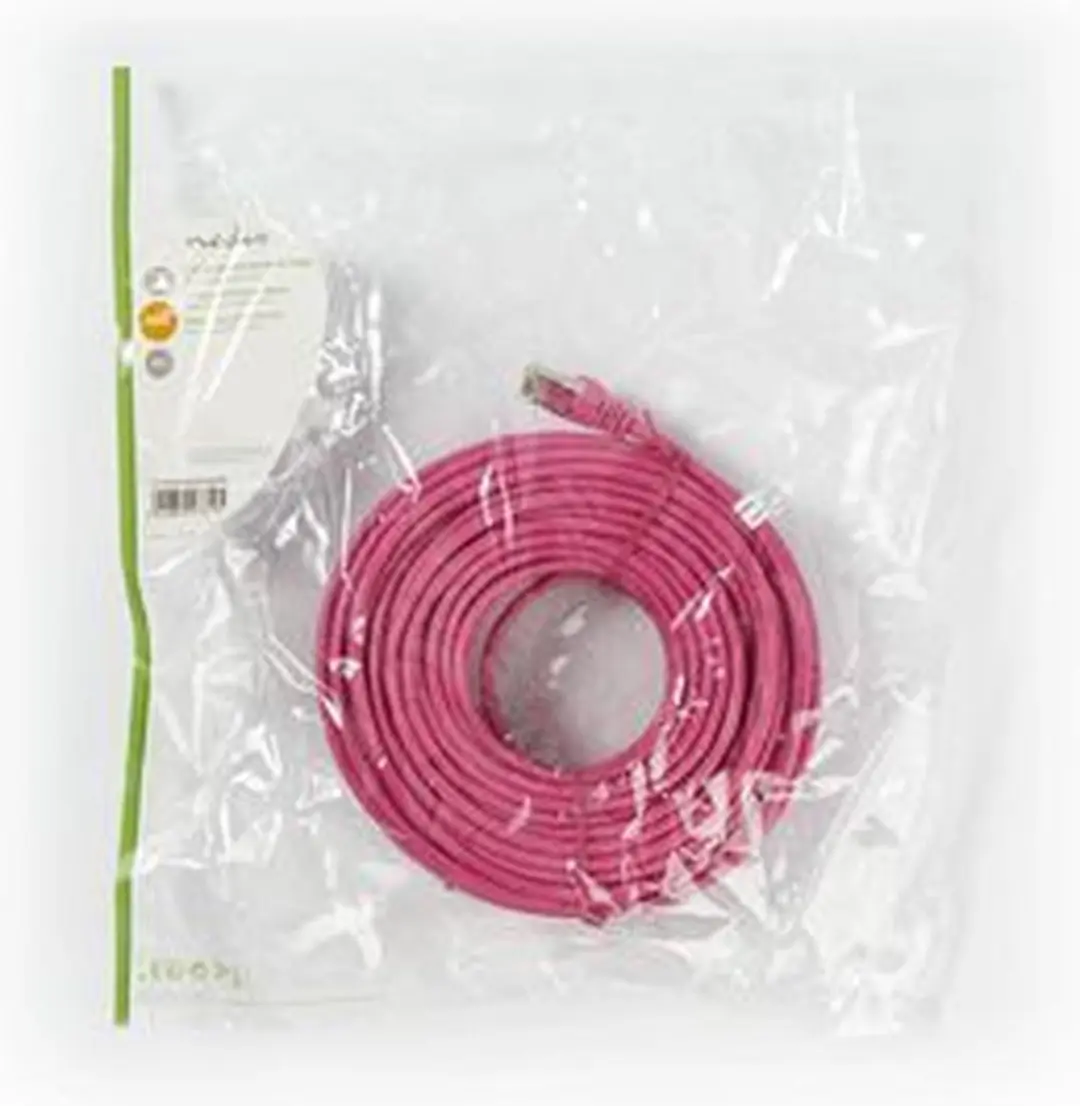 Nedis CAT5e Netwerkkabel 20m - Roze - afbeelding 6 van 6