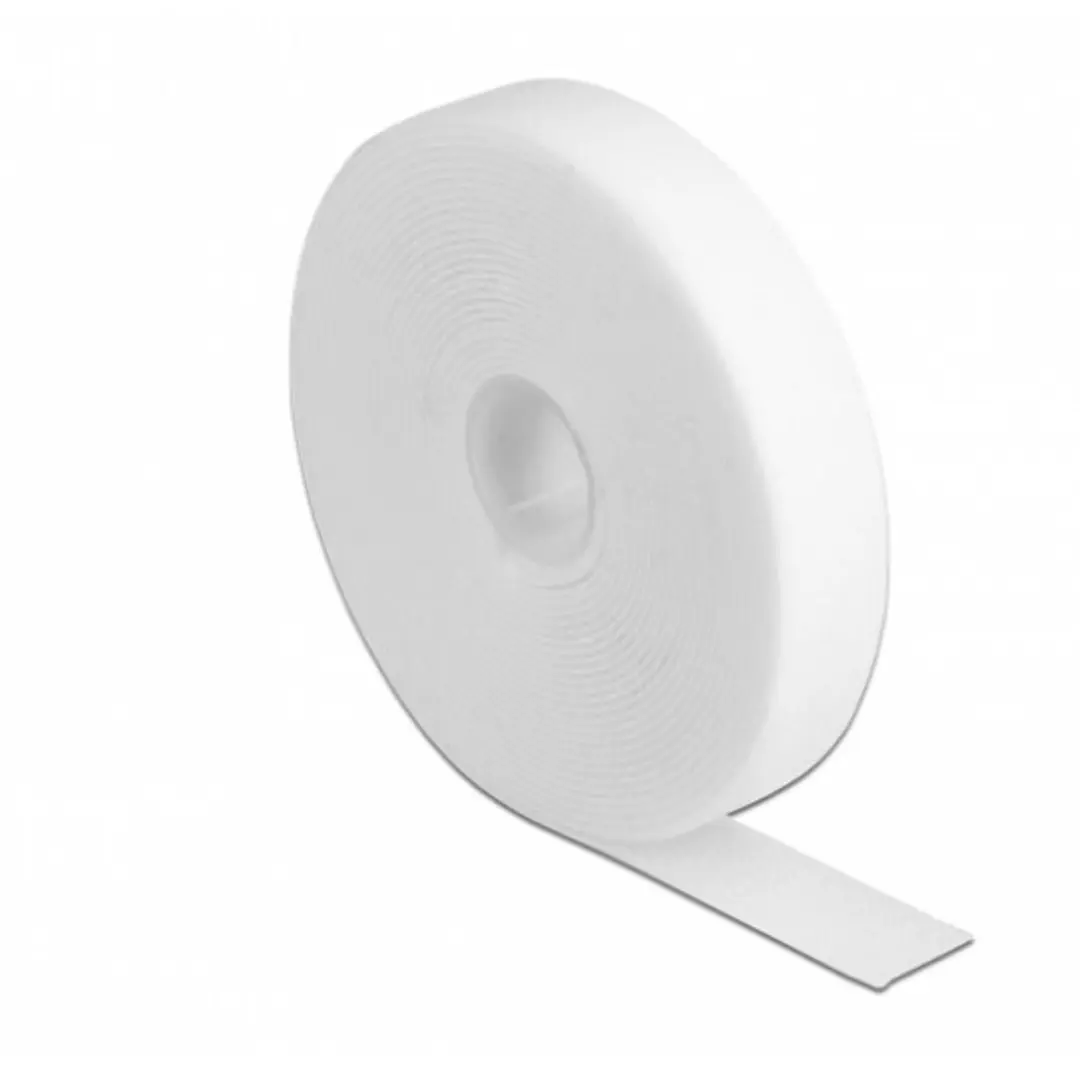 Delock Plakband op rol 5m x 20mm - Wit
