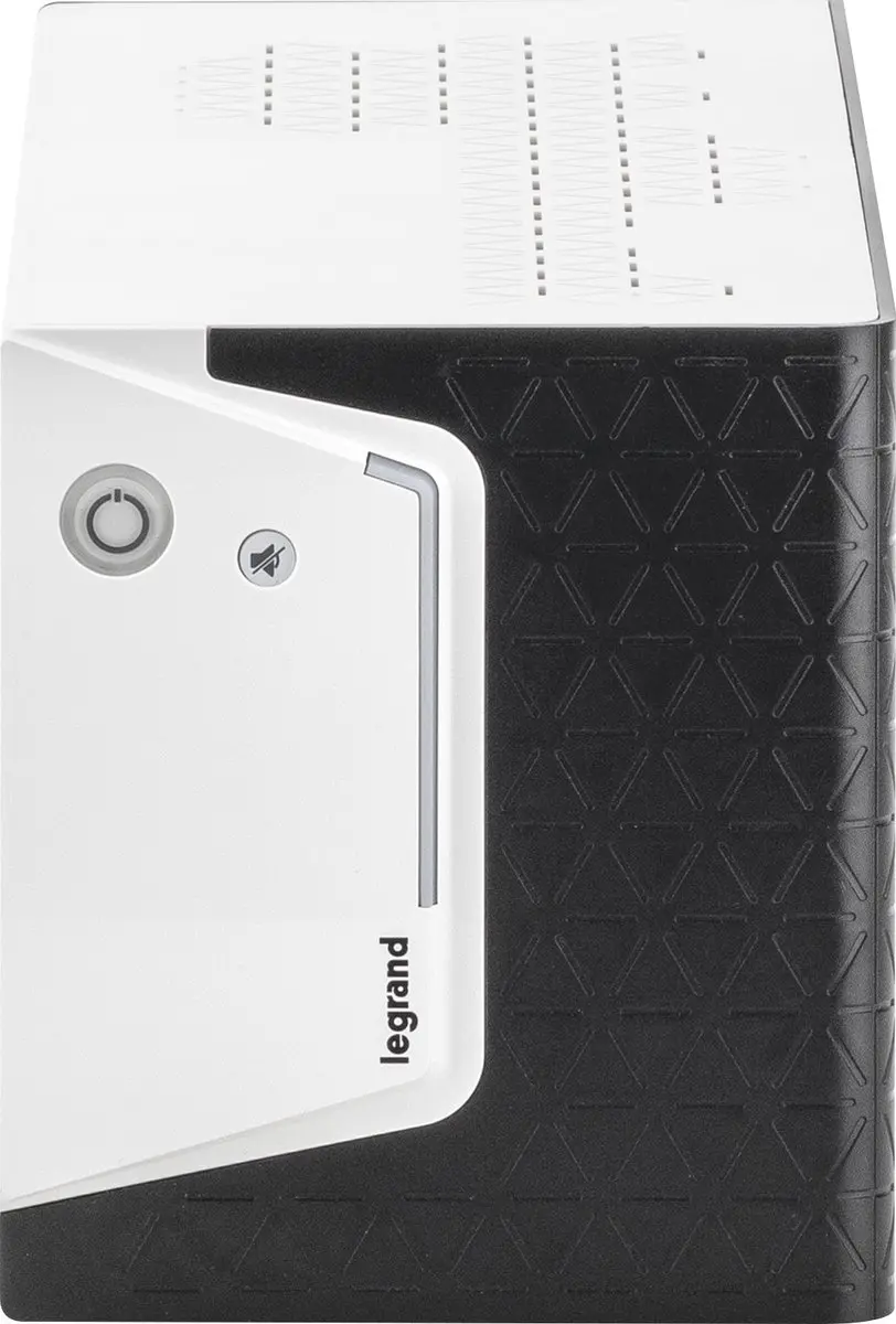 Legrand KEOR SP 800 VA UPS - 480W - 2 Stopcontacten - Zwart/Wit