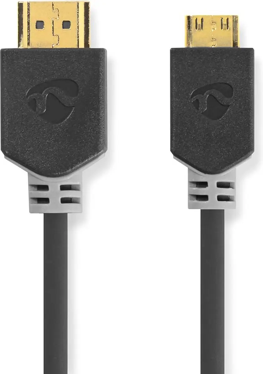 Nedis HDMI-Kabel CVBW34500AT20 4K@60Hz - 2m - Antraciet