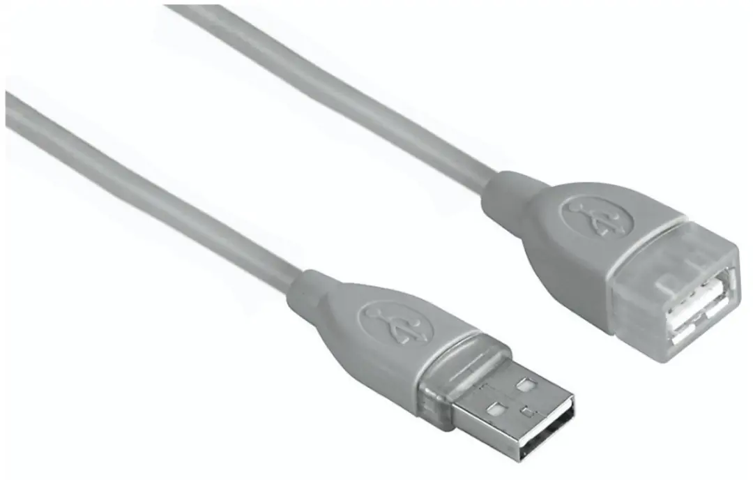 Hama Verlengkabel Usb Grijs 1.8M.