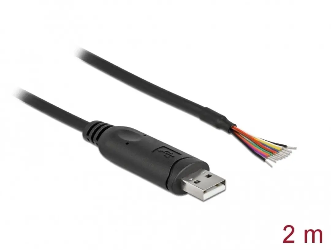 Delock USB 2.0 naar RS-232 Adapterkabel 2m