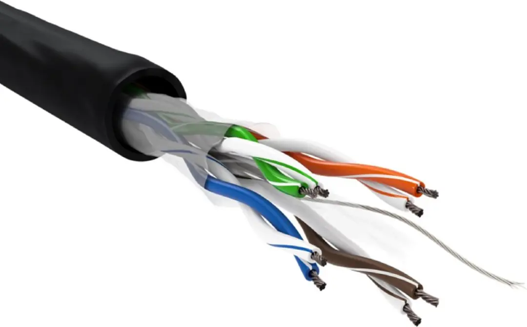 Goobay UTP CAT6 Buitenkabel 100M CCA - Zwart