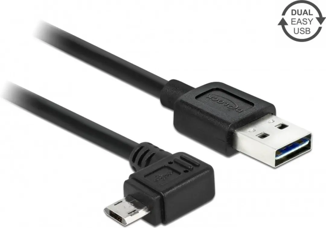 Delock USB2.0 Haakse Kabel 0,5m