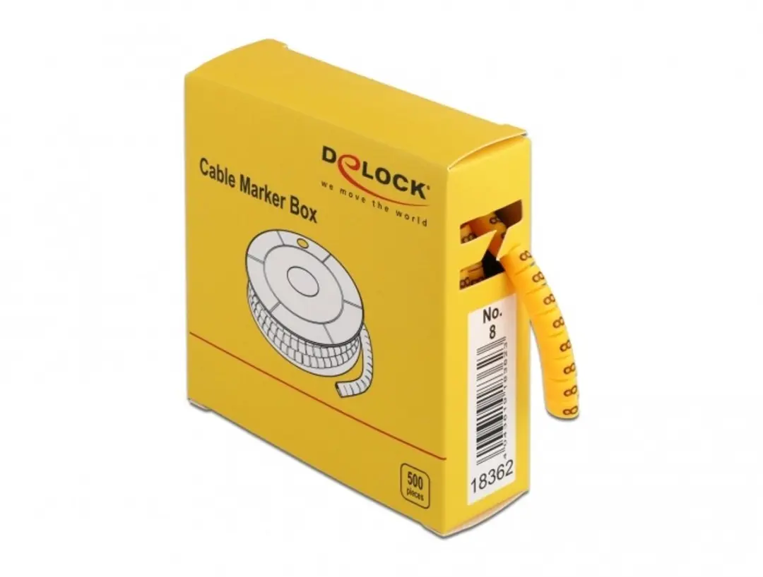 Delock Cable Marker Box Geel