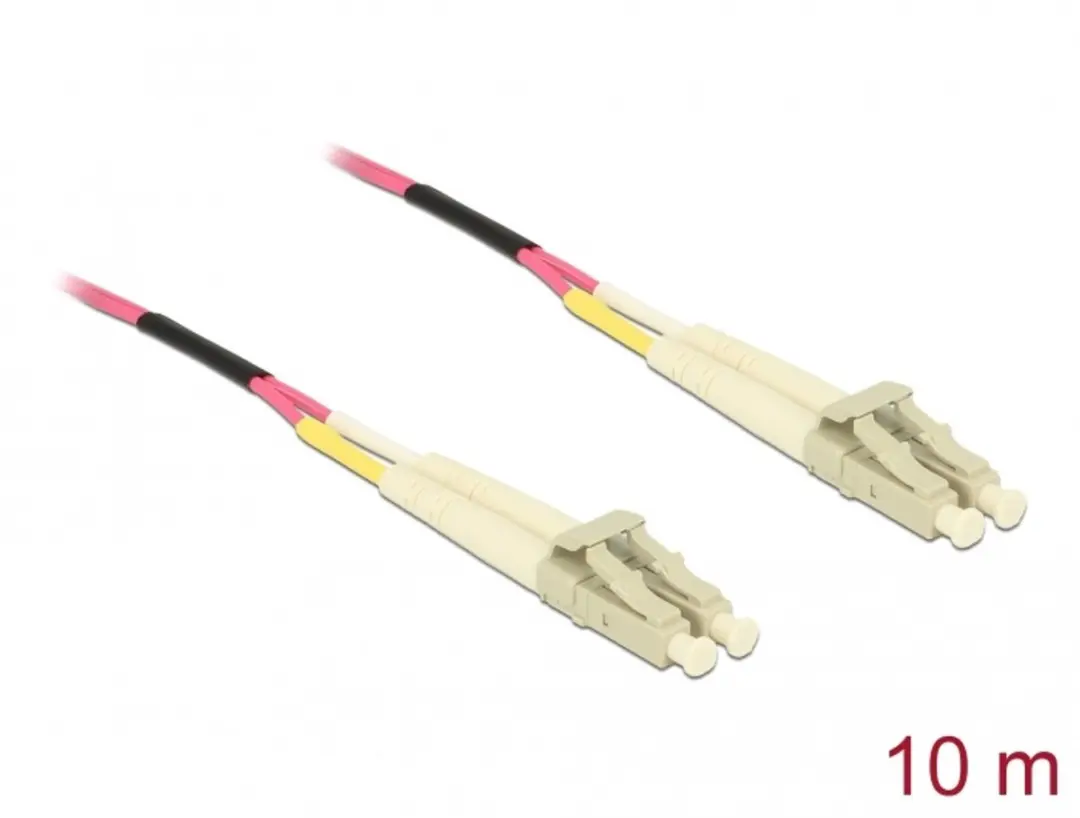 Delock LC Duplex OM4 Glasvezelkabel 10m