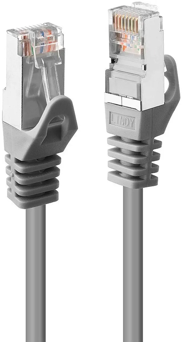 Lindy CAT 5e Patchkabel 1m - Grijs Snagless