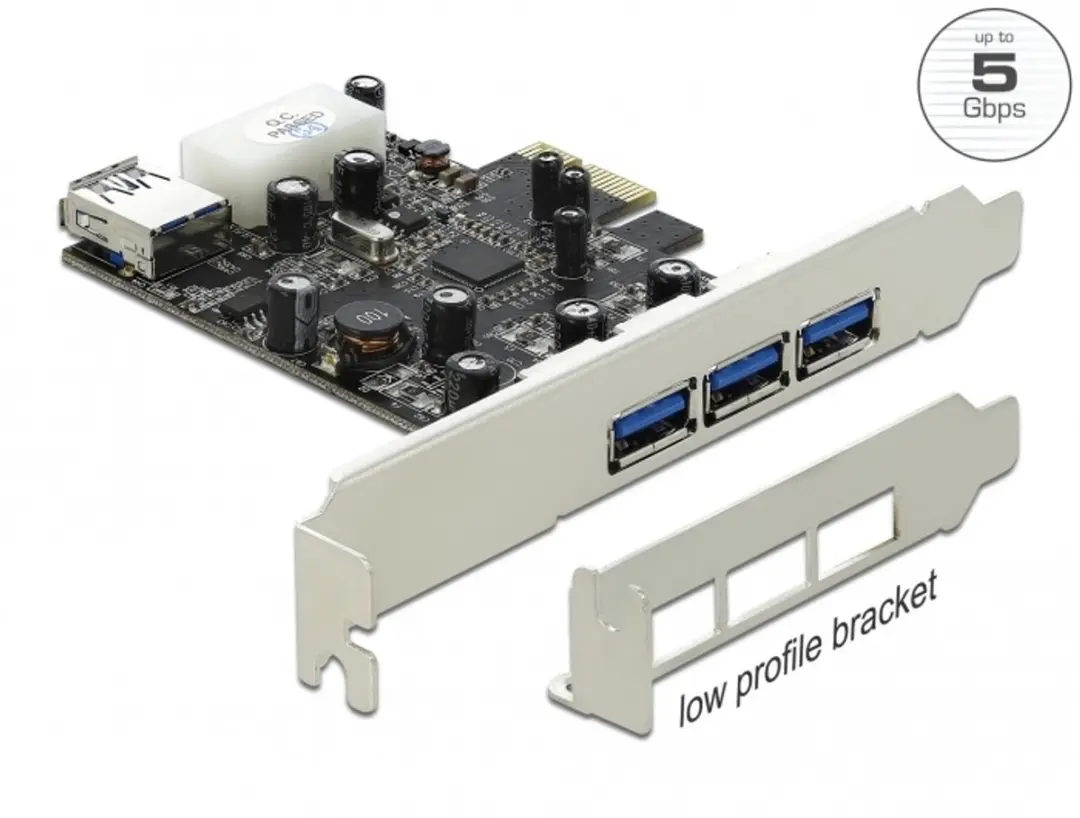 Delock 89281 USB 3.0 PCIe Kaart