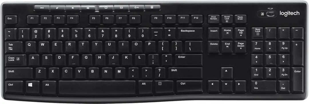 Wireless Keyboard Logitech K270 Black