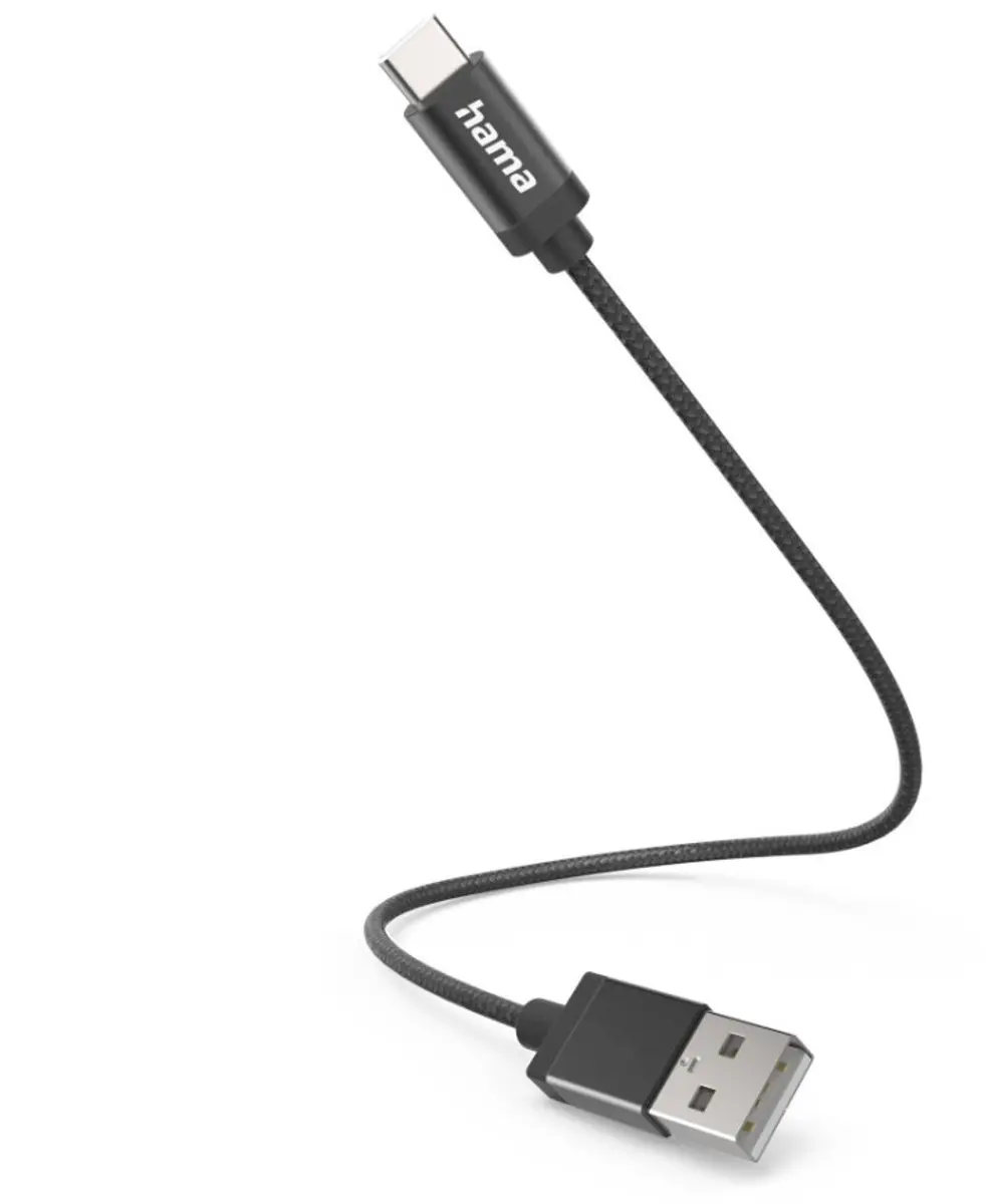 Hama USB-A naar USB-C Kabel 0,2m