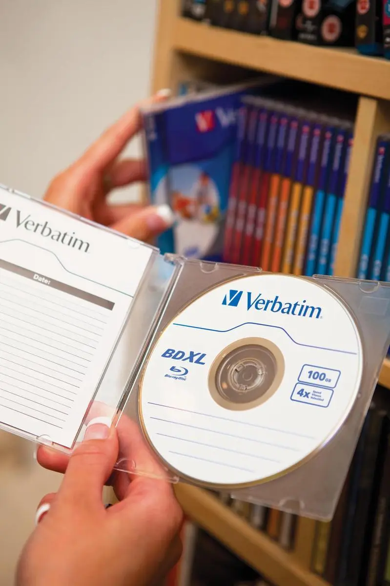 Verbatim BD-R XL 100GB 4X WideWhite - 5 Stuks