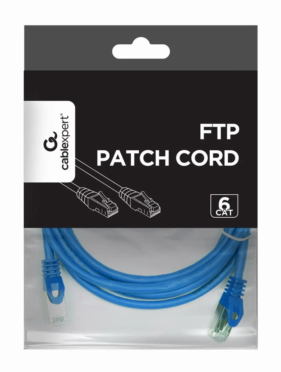 Gembird CablExpert PP6-3M/B FTP Cat6 Netwerkkabel - 3m - Blauw