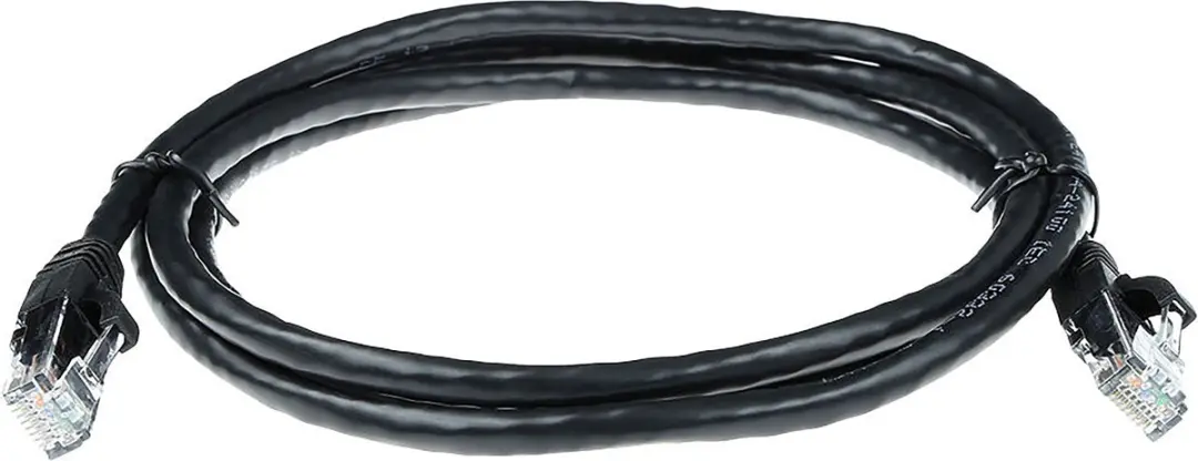 ACT IS8952 U/UTP CAT6 Patchkabel 0,25m - Zwart