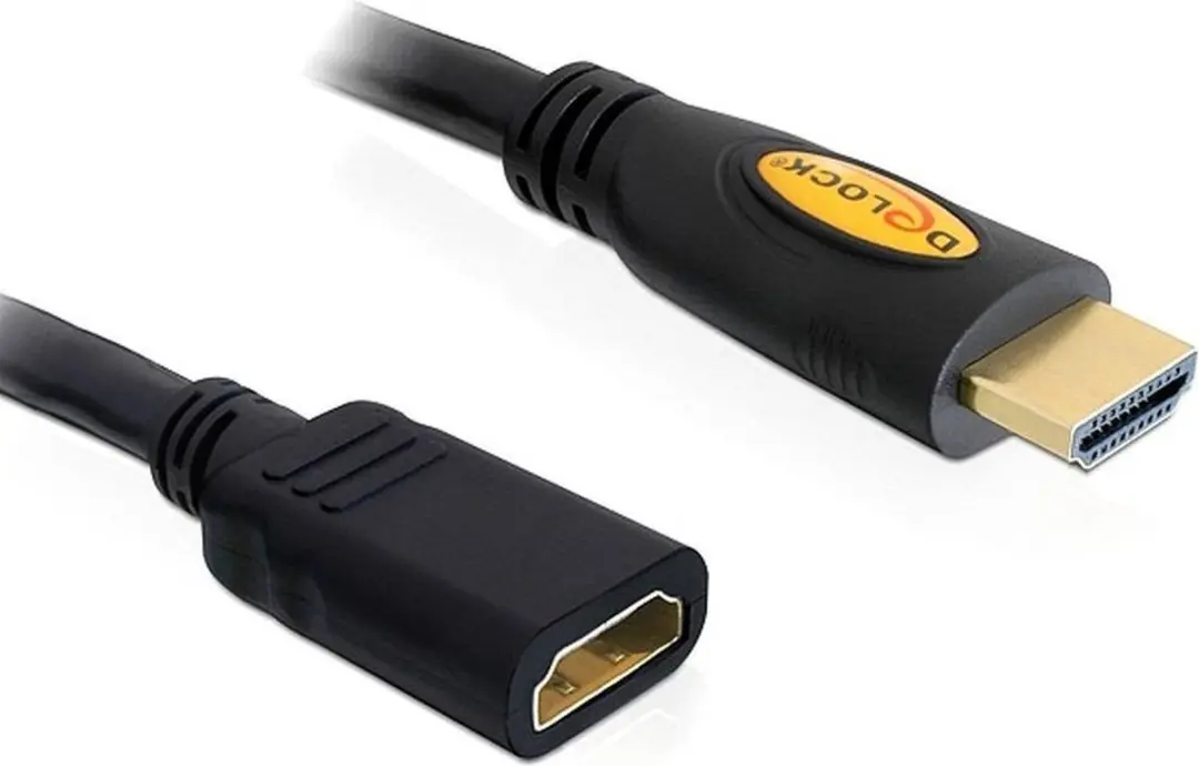 Delock HDMI Verlengkabel 5m - Zwart