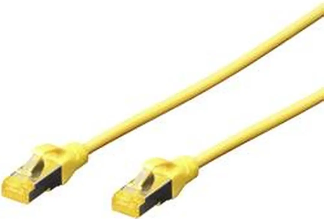 Digitus DK-1644-A-005/Y RJ45 Netwerkkabel CAT 6A S/FTP 0.5m - Geel