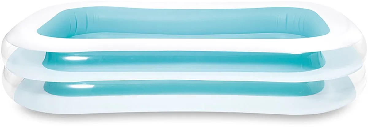 Intex Swim Center Familezwembad 56483NP - 262x175x56cm - Grijs - afbeelding 2 van 6