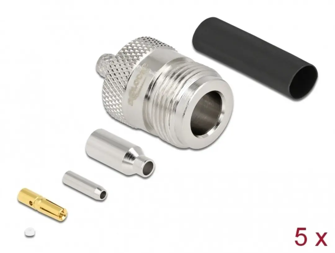 Delock RG-174/RG-316 N-jack Krimpkrimpstekker
