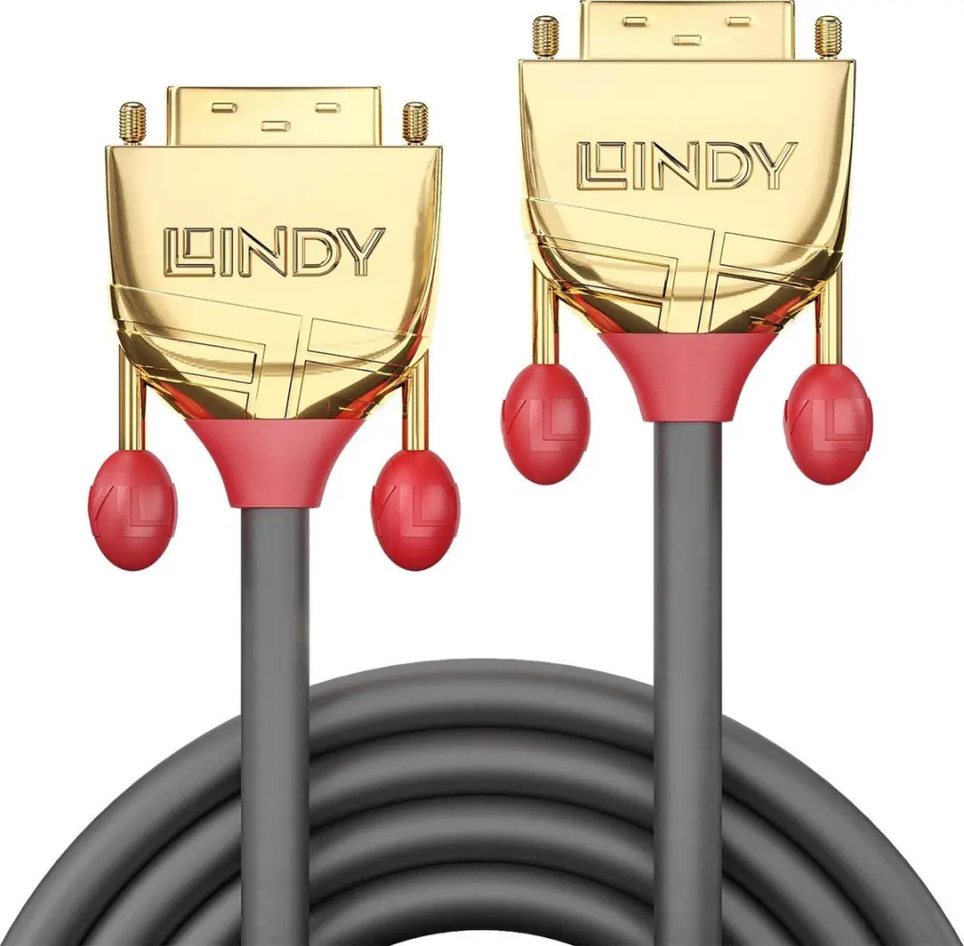 Lindy DVI-D Kabel 36200 - 0,5m - Grijs