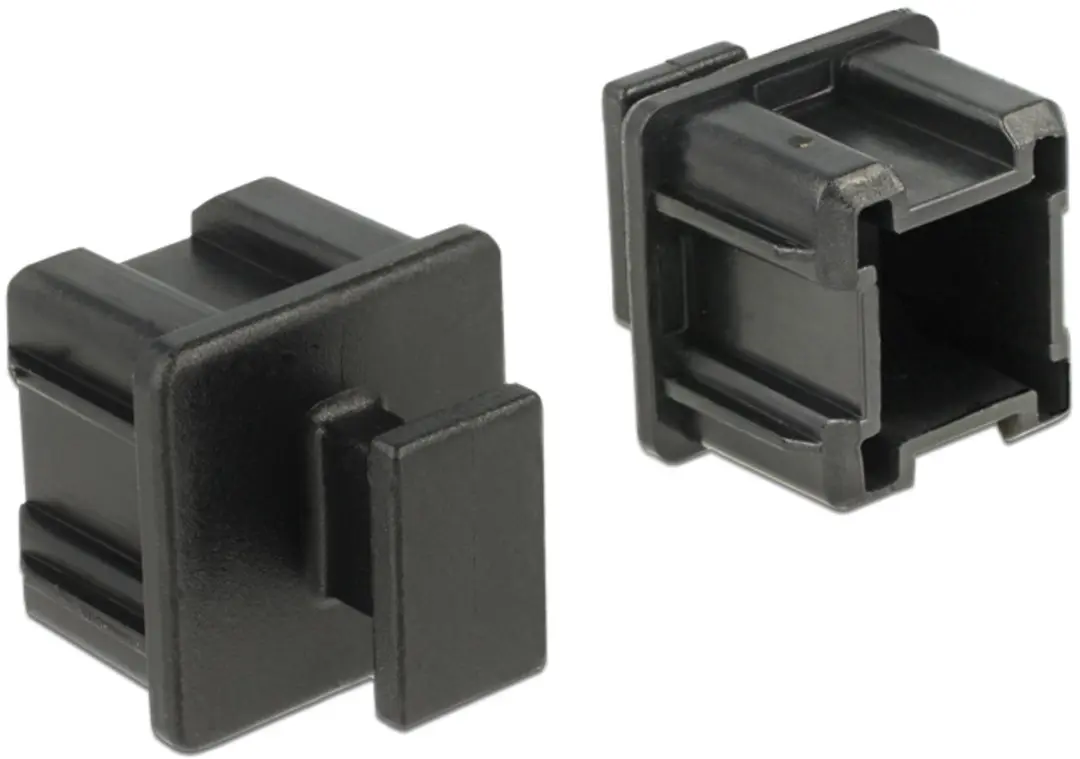 Delock Dust Cover Mini SAS HD SFF-8644 Vrouwelijk - 10 Stuks Zwart