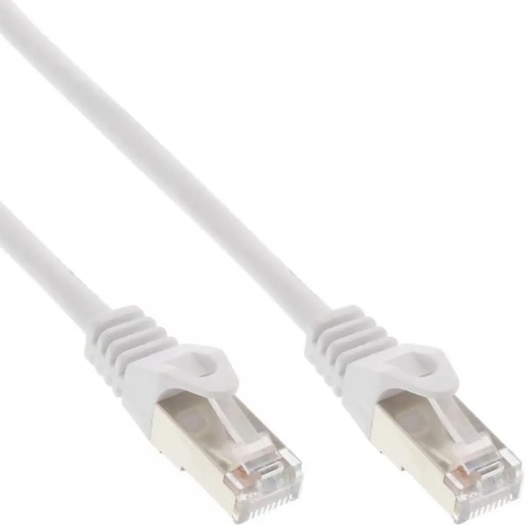 InLine Patchkabel SF/UTP Cat.5e Wit 0,3m