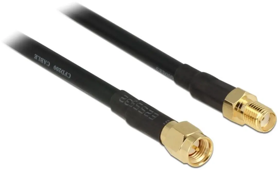 Delock SMA Verlengkabel CFD200/RF200 50 Ohm