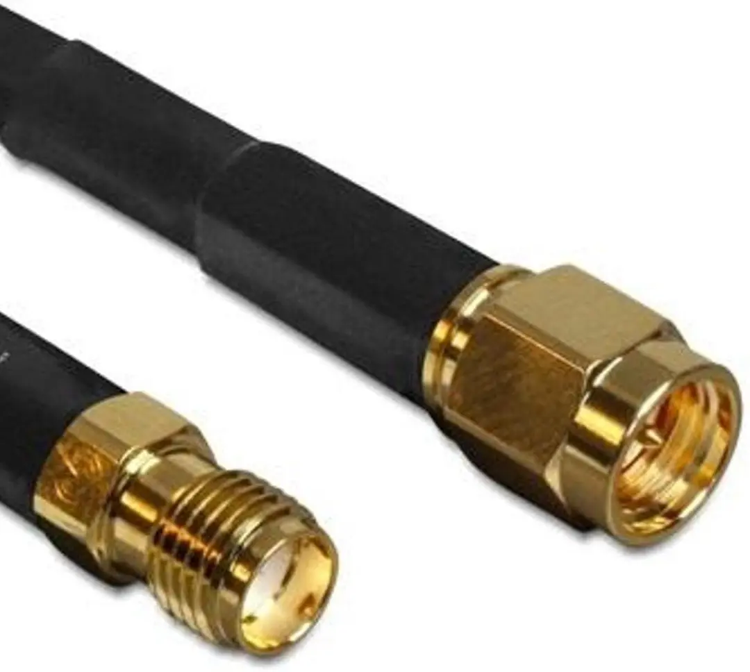 Delock SMA Verlengkabel CFD200/RF200 50 Ohm - 15m - Zwart