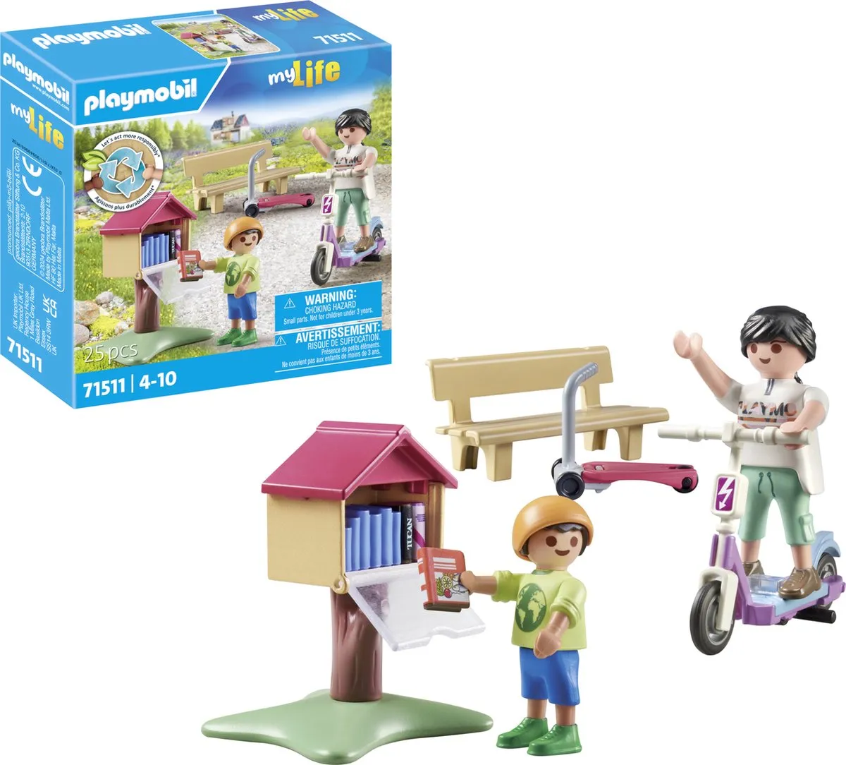 Playmobil My Life Boekenruil 71511 - Multicolor