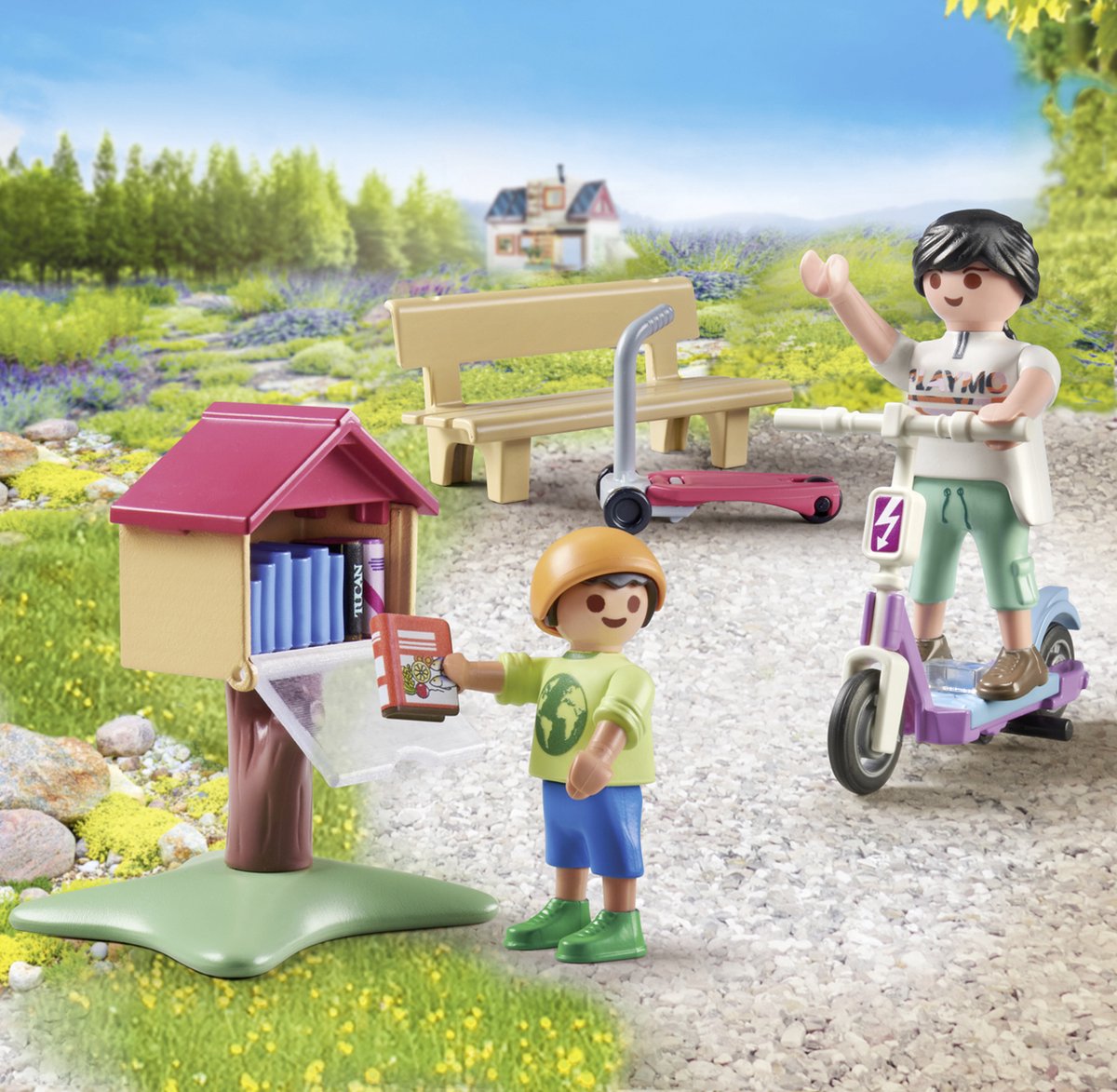 PLAYMOBIL My Life Boekenruil voor boekenwurmen - 71511