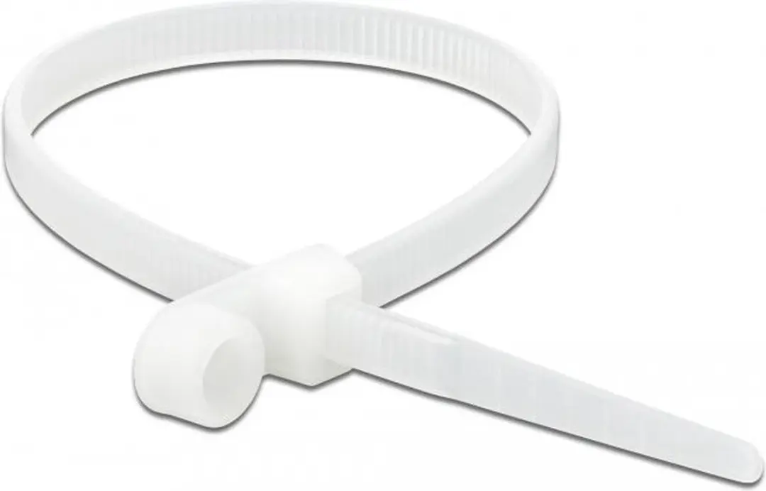 Delock Tie-wraps 200x4,8mm - 10 Stuks - Transparant