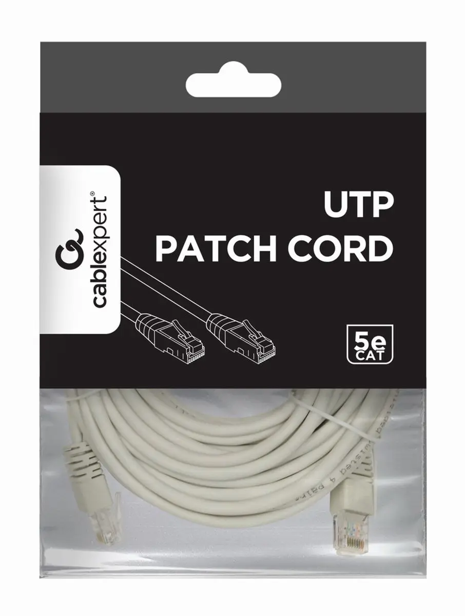 Gembird Cablexpert Netwerkkabel CAT5E UTP 10m - Grijs