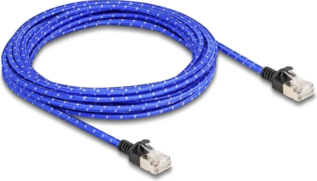 Delock Cat.6A U/FTP Netwerkkabel 5m - Blauw