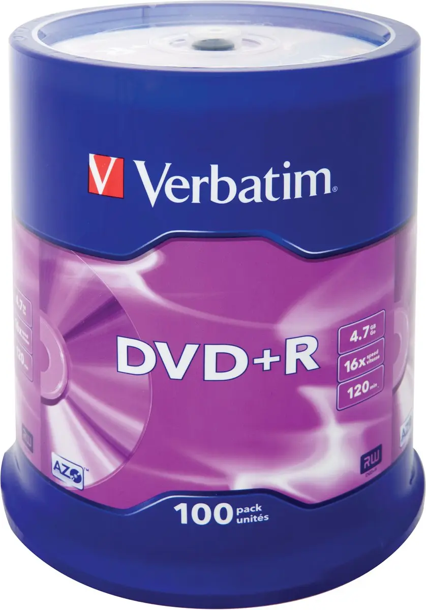 Verbatim 43551 DVD+R Matt Silver