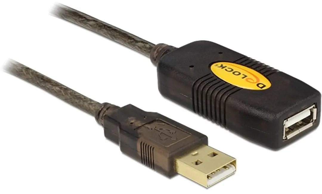 Delock USB 2.0 Verlengkabel 20m