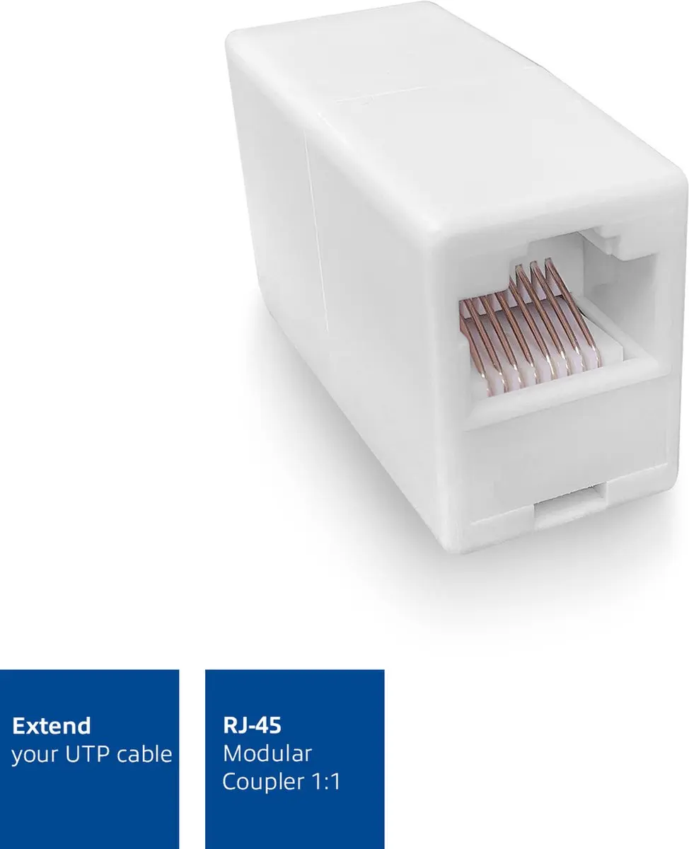 ACT AC4105 RJ45 Koppelstuk UTP - Wit