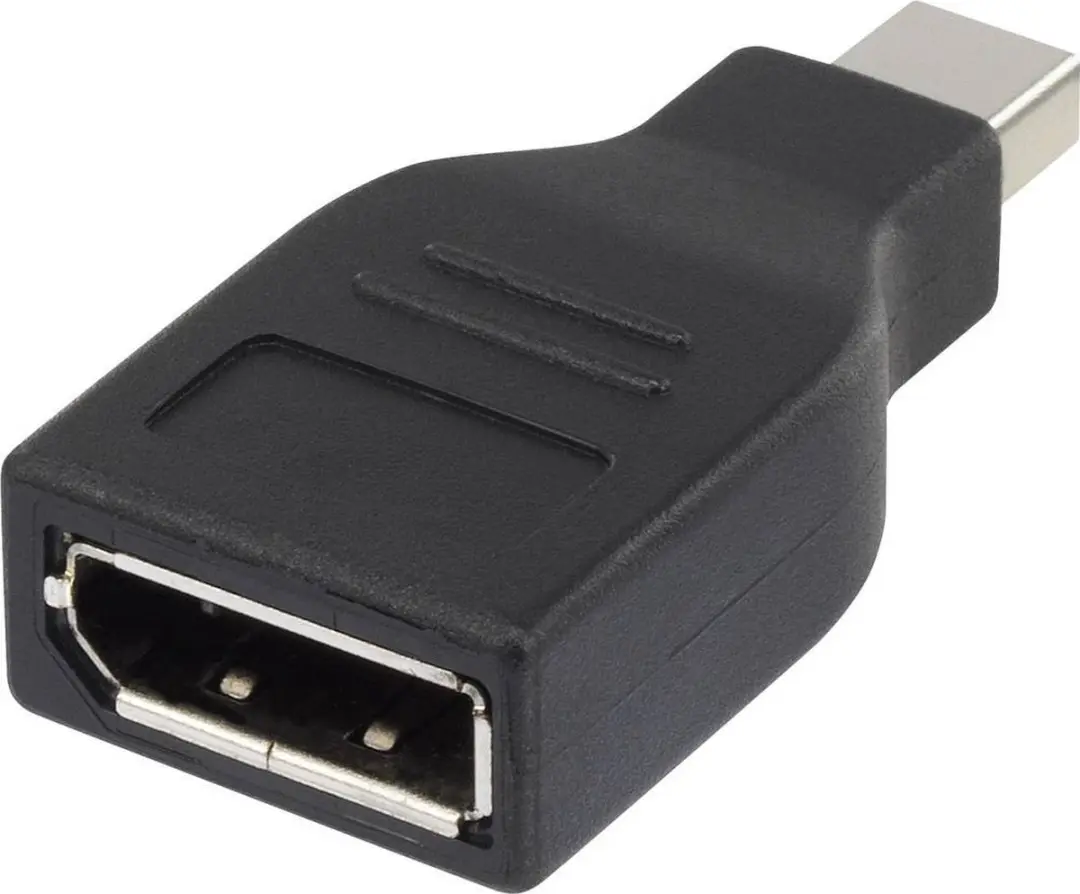 Renkforce Mini DisplayPort naar DisplayPort Kabel 0.5m - Zwart