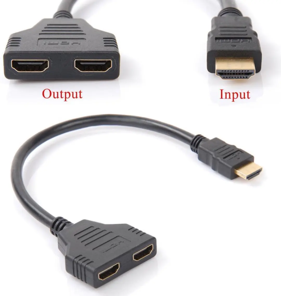 NÖRDIC SGM-143 HDMI Splitter 1 naar 2 - 1080p - Zwart