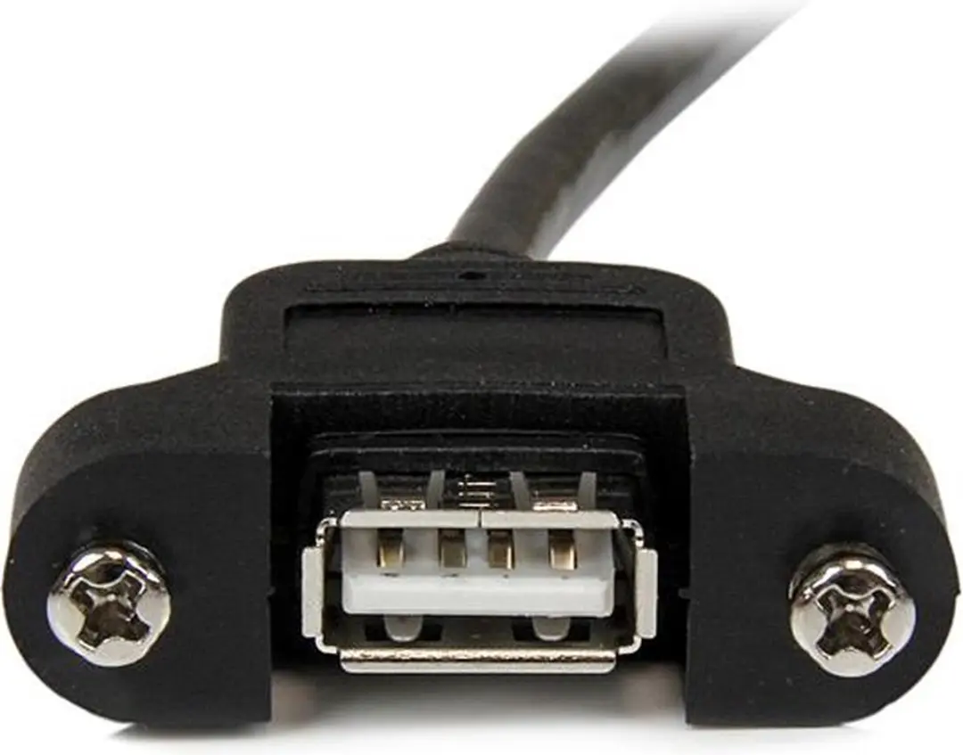 Startech USBPNLAFAM3 USB-kabel A naar A 91cm - Zwart