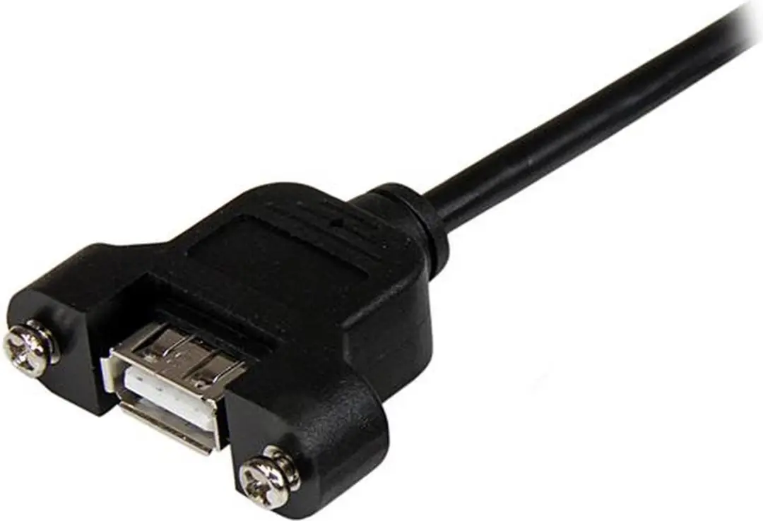 Startech USBPNLAFAM3 USB-kabel A naar A 91cm - Zwart