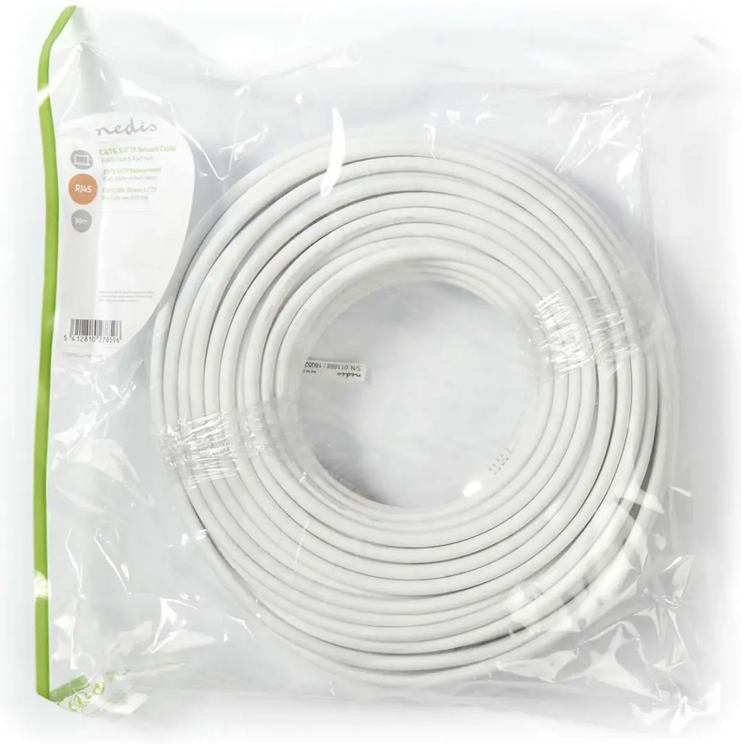 Nedis CAT6 Netwerkkabel CCGP85221WT300 - 30m - Wit