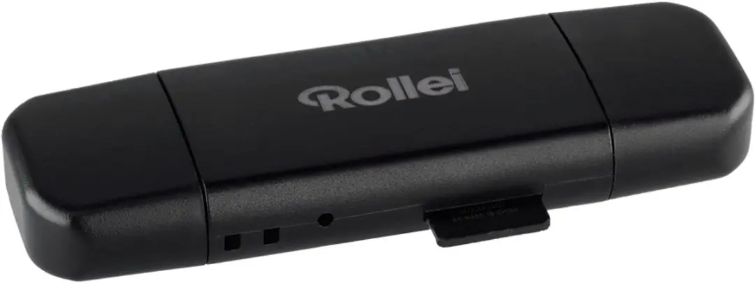Rollei 25100 2-in-1 SD/MicroSD Kaartlezer - Zwart