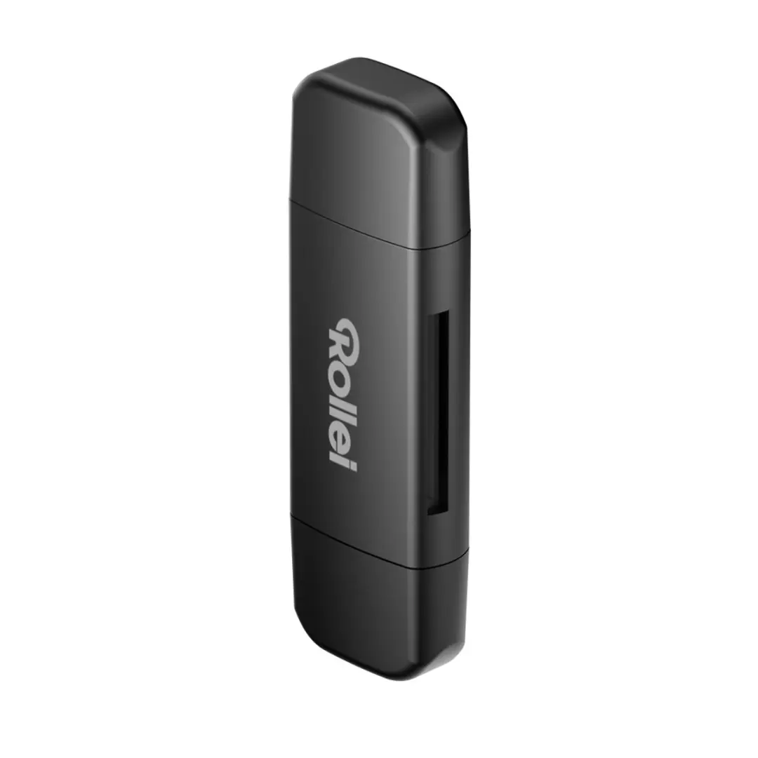 Rollei 25100 2-in-1 SD/MicroSD Kaartlezer - Zwart - afbeelding 6 van 6