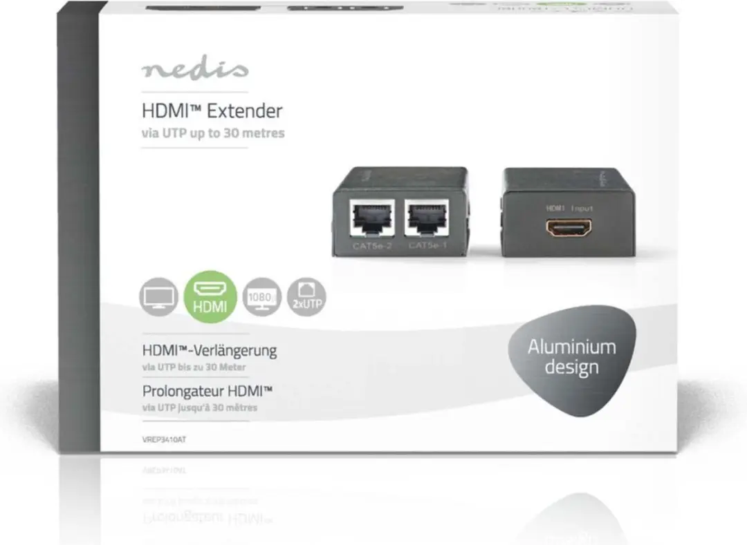 Nedis HDMI Verlenger VREP3410AT - 30m - 2 Stuks