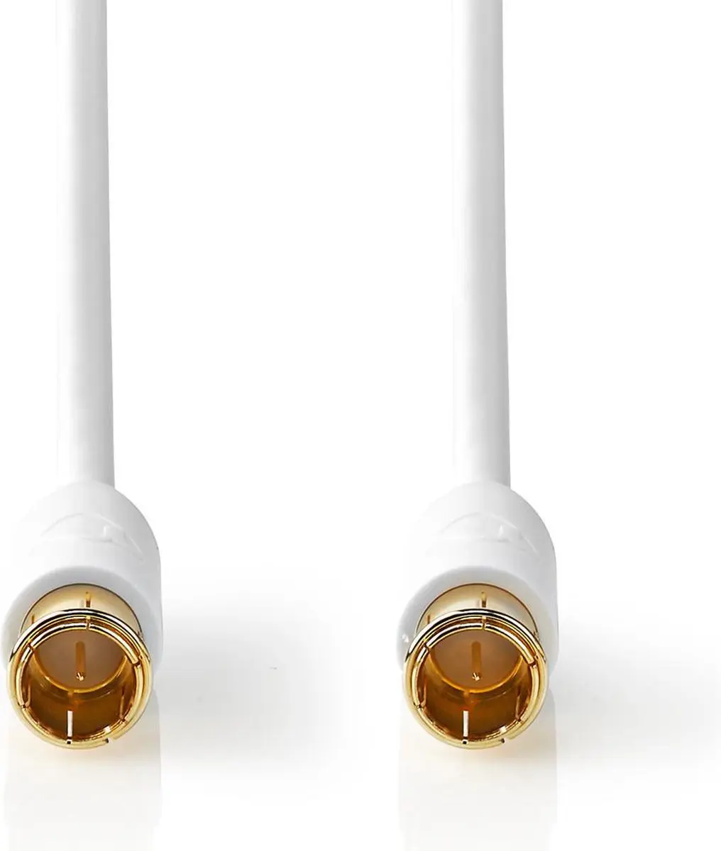 Nedis F Quick CSBW41300WT50 Kabel - 75 Ohm - 5m - Wit