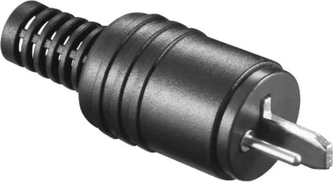 Goobay 2-pins DIN Luidsprekerconnector - Zwart