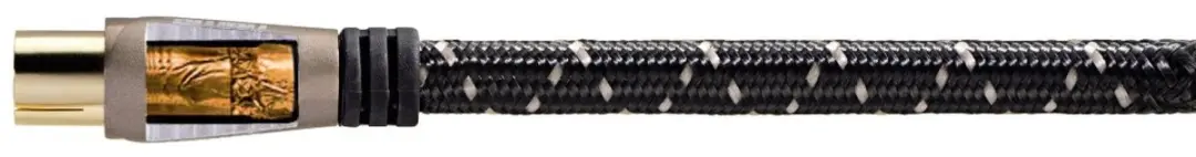 Hama Antennekabel 5m 120dB Verguld Bruin