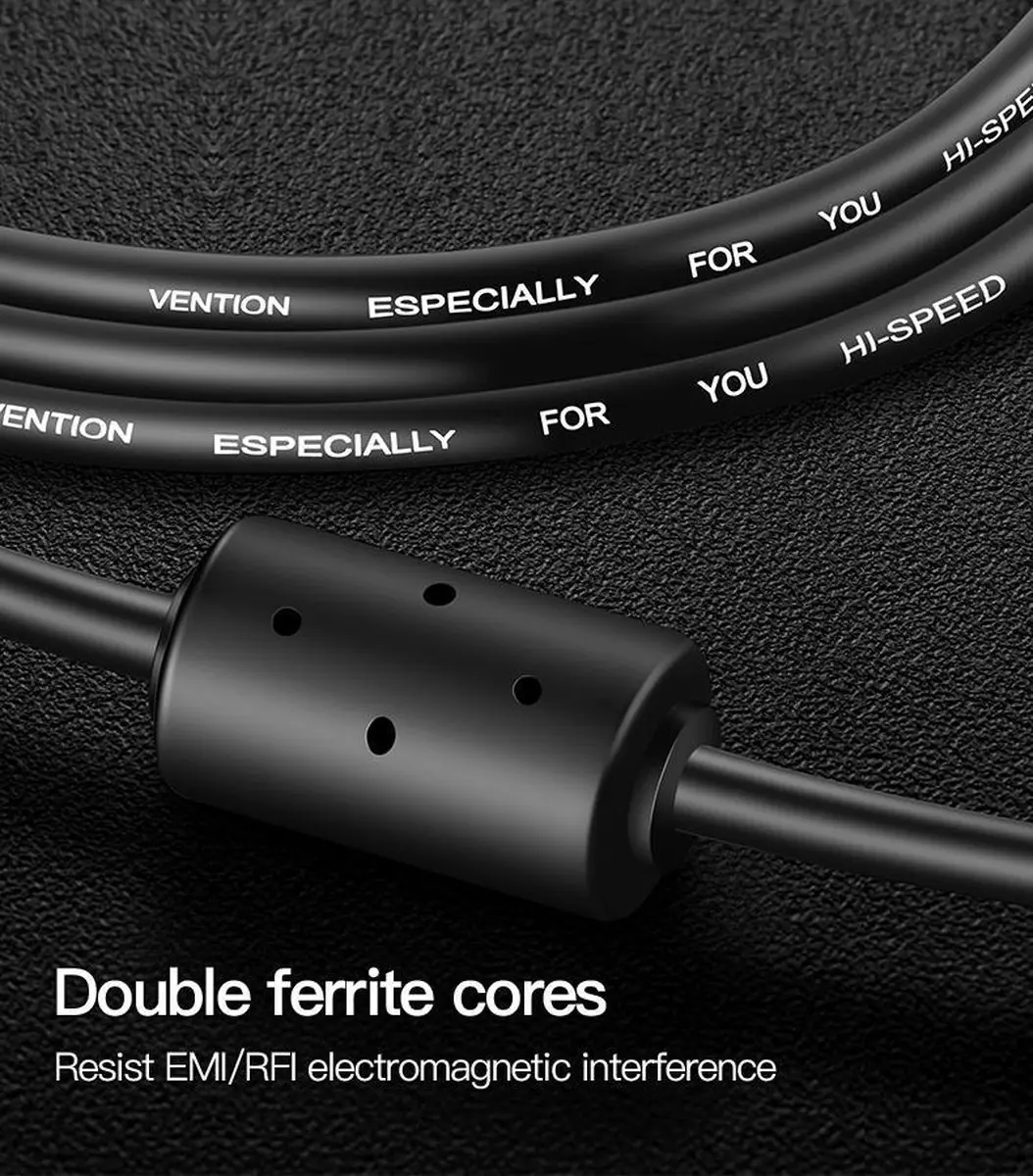 Vention USB-B Kabel 20A 10m - Zwart