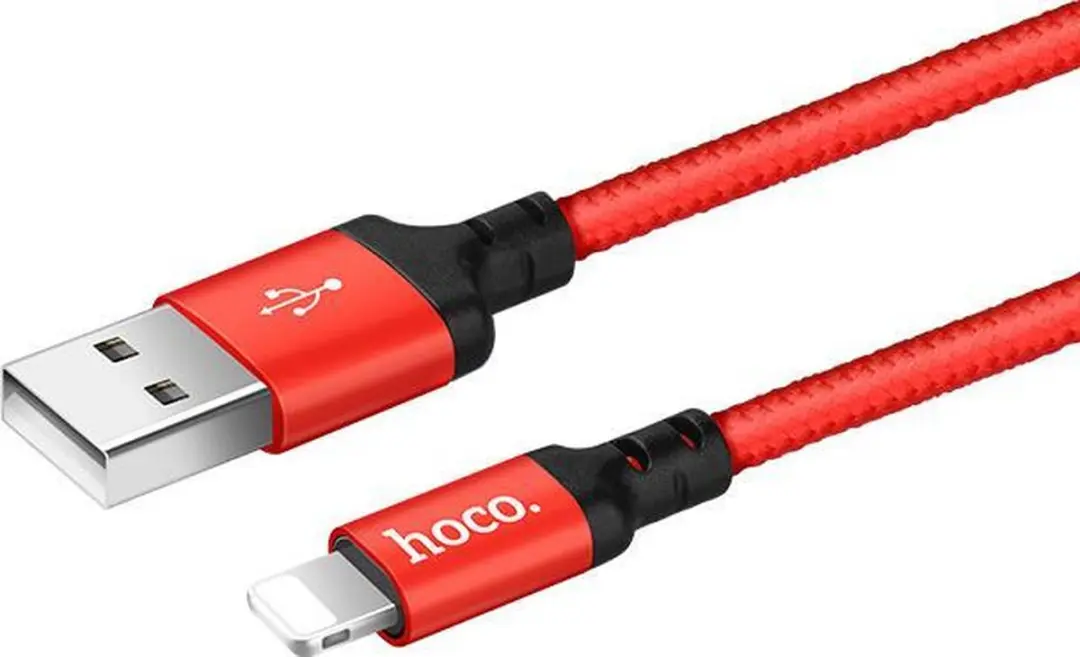 Hoco USB naar Lightning Kabel - 2m - Rood