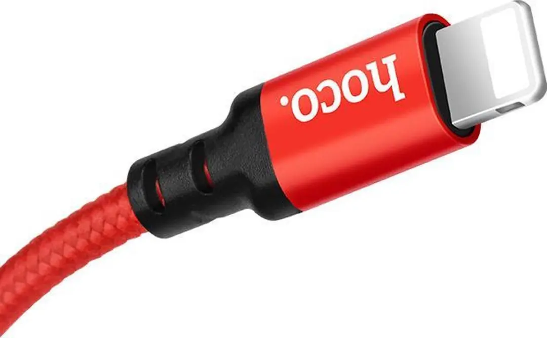 Hoco USB naar Lightning Kabel - 2m - Rood