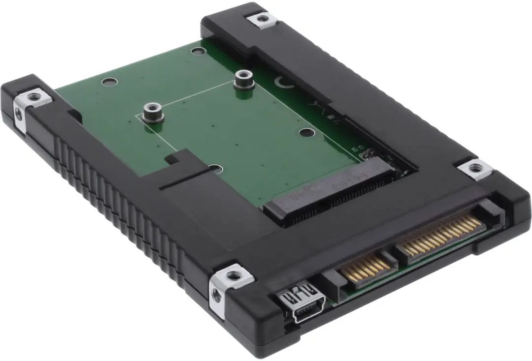 InLine Schijfadapter 2,5" SATA naar mSATA SSD