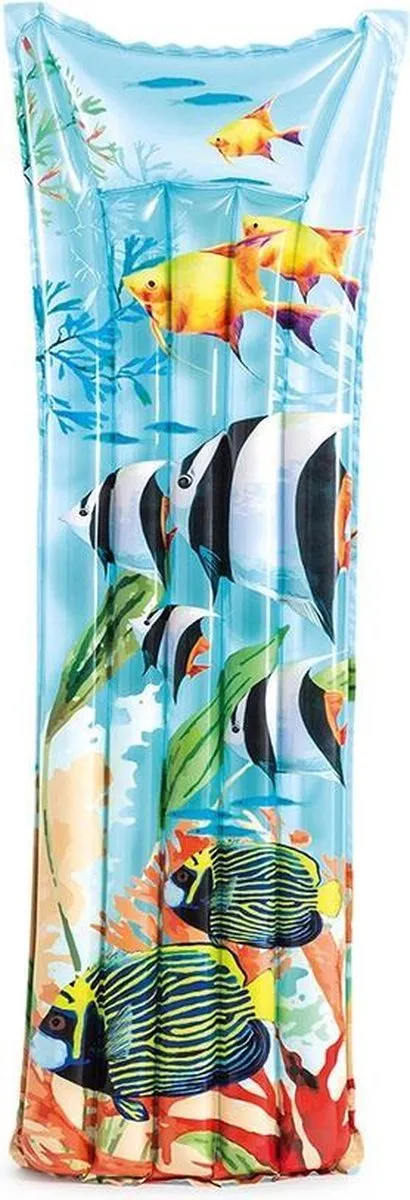 Intex Luchtbed Vissen 183x69cm